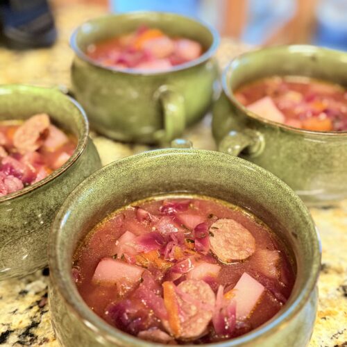 Sausage sauerkraut Soup