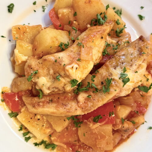 Rustic Creamy Chicken Skillet