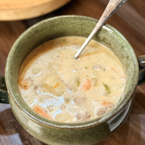 Cheeseburger Soup
