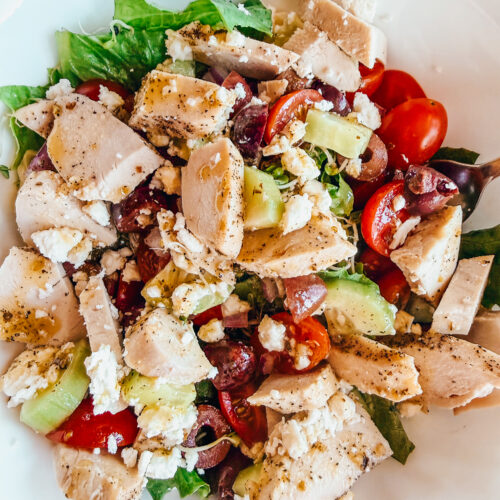 Greek Salad With Chicken