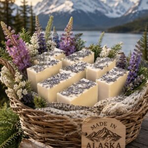 lavender geranium goat milk soap