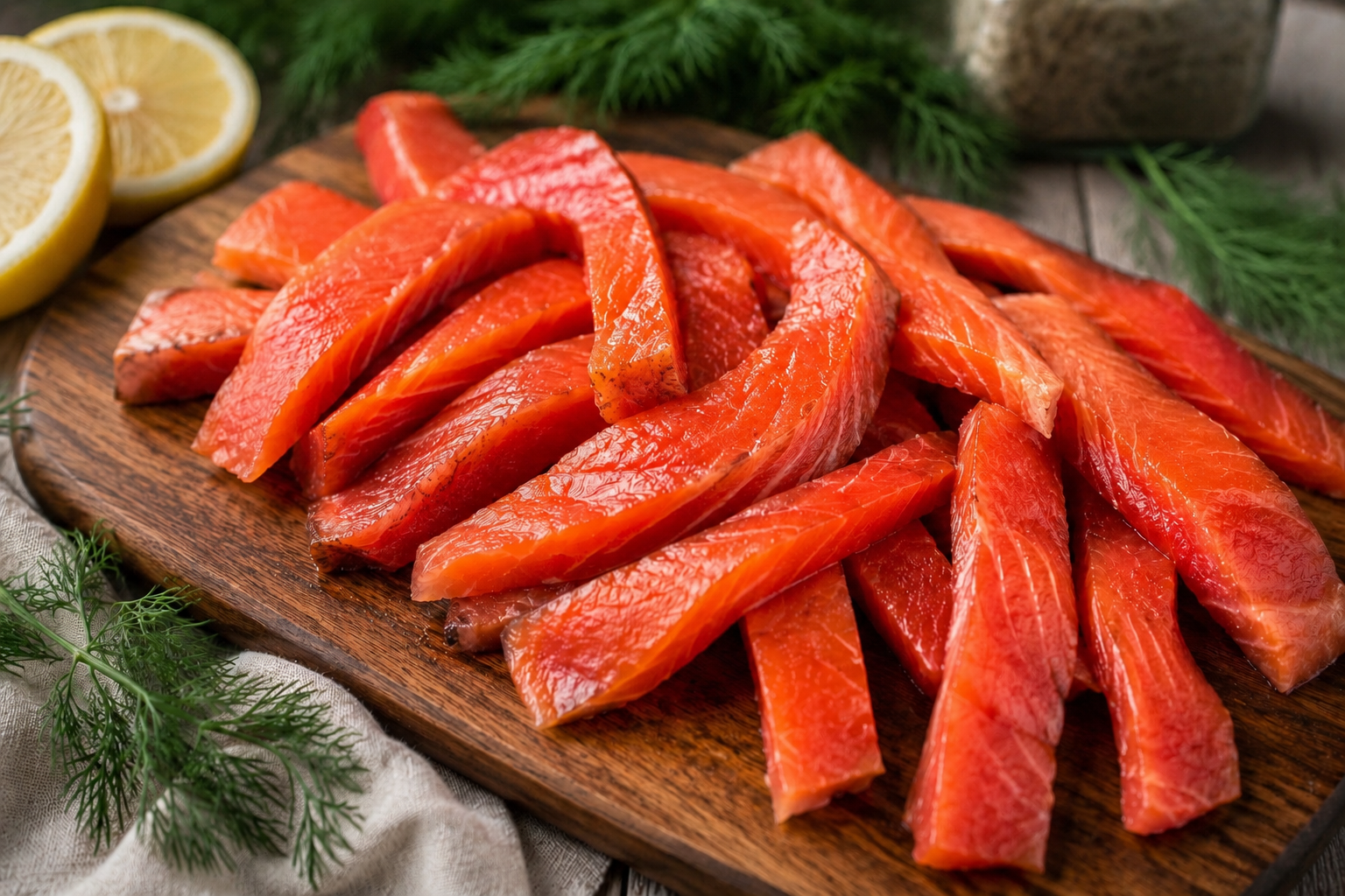 Smoke salmon